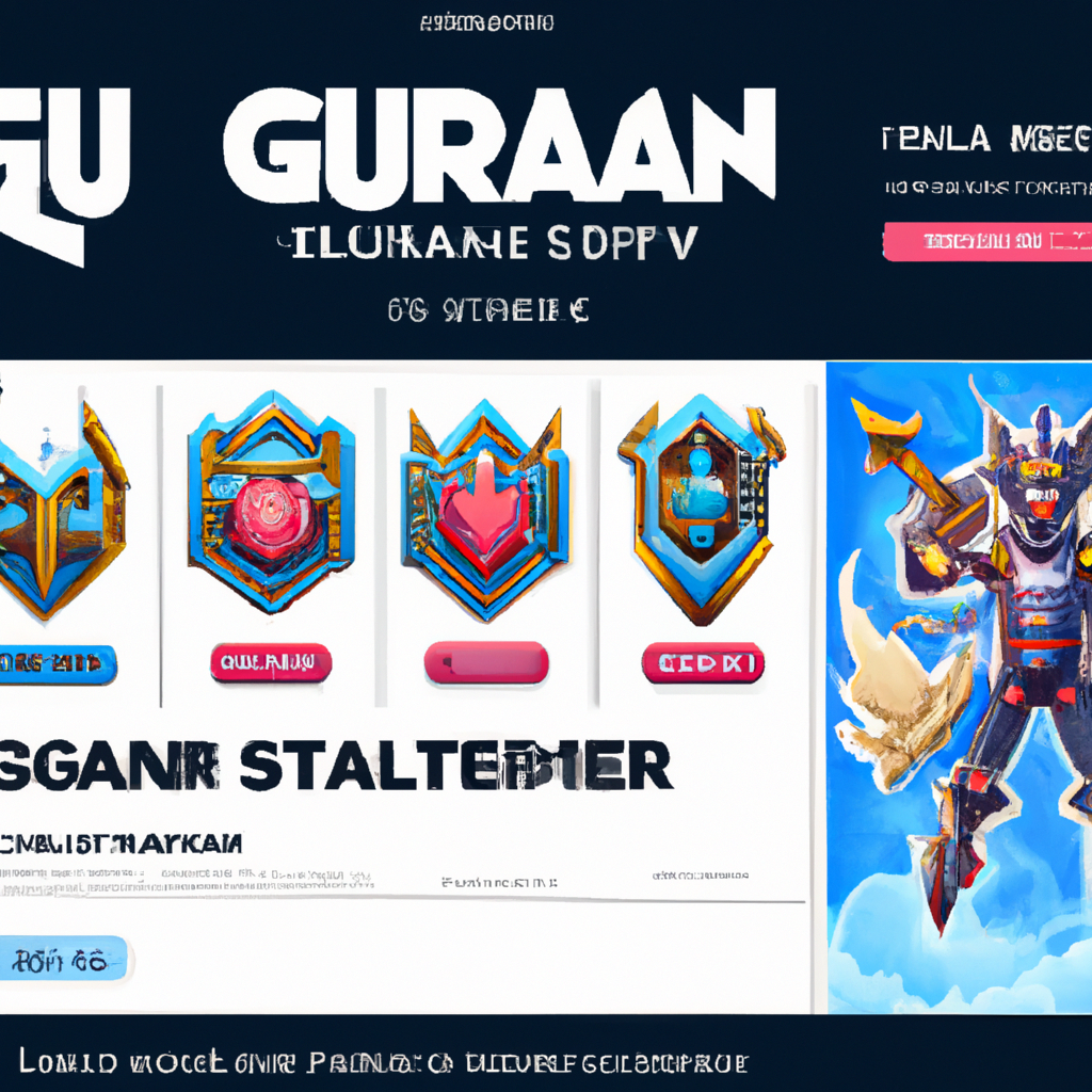 Feature collage: HUD badges, vapor art, and interface